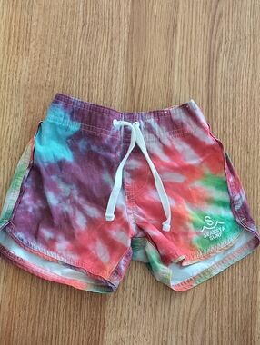 Seafesta Surf Kids' Tie-Dye Swim Trunks - Multicolor